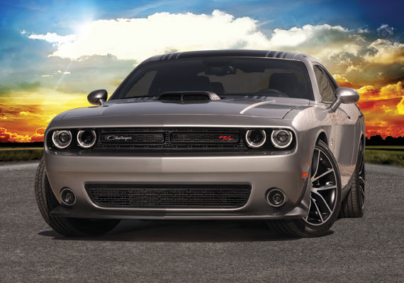 Peterson Stampede introduction ad for the New 2015 Dodge Challenger SRT Hellcat.