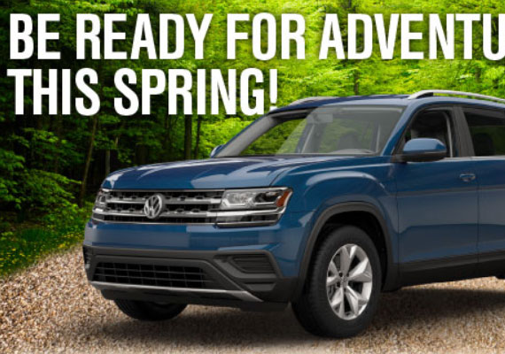 Volkswagen Boise landing page with their upcoming events info